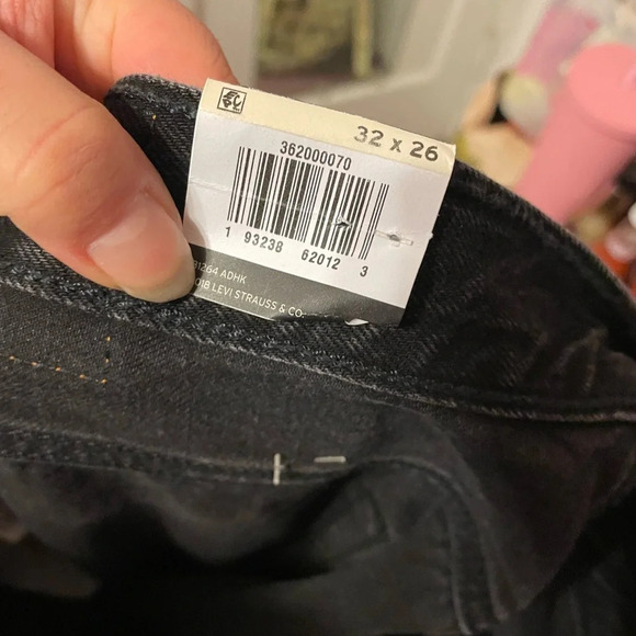 NWT LEVIS 501 STUDDED CROPPED JEANS - Picture 6 of 9